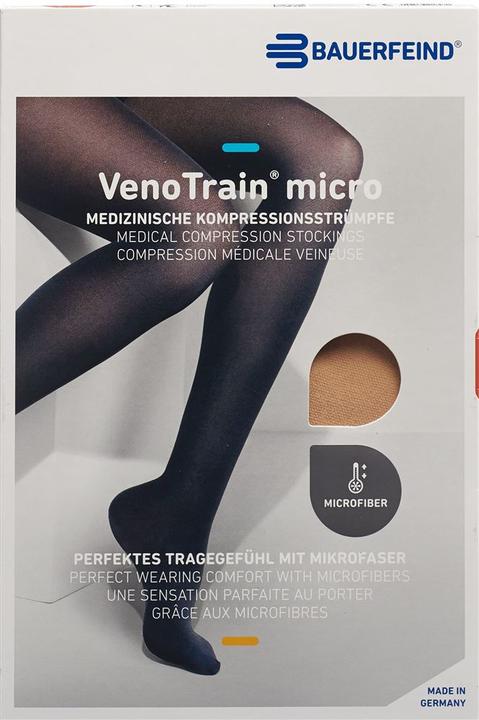 Veno Train MICRO A-G KKL2 M plus/short offene Fussspitze creme Haftband Noppen