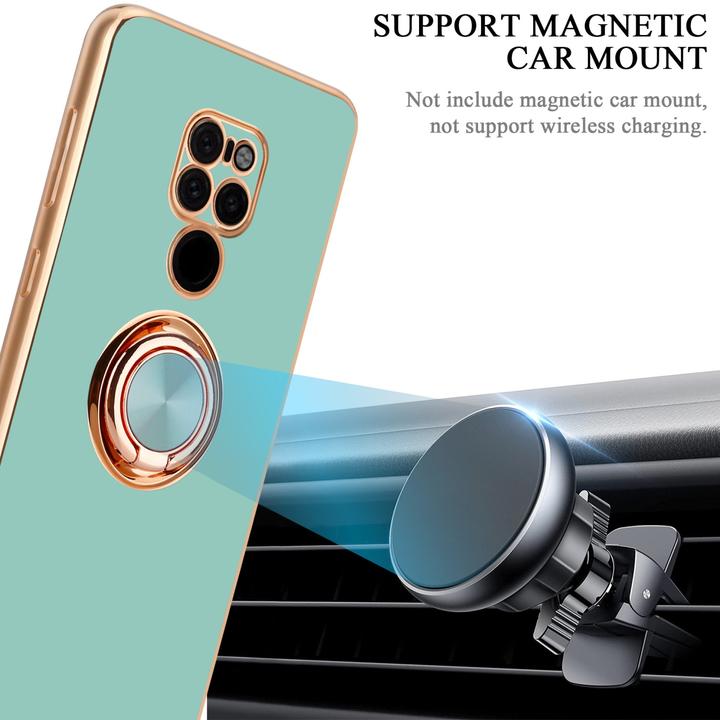 Actual product image Cadorabo Case for Huawei MATE 20 in TPU with camera protection and ring LM089 Style (Mate 20)