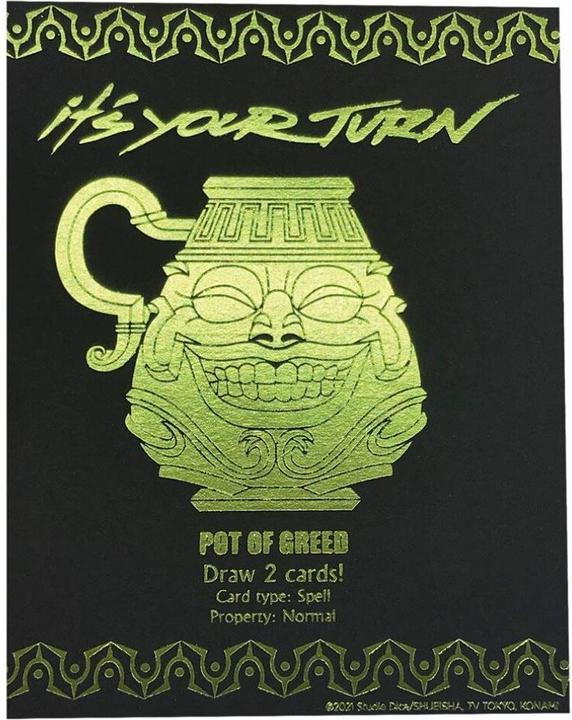 Actual product image Yu-Gi-Oh !: Pot of Greed - Limited Edition