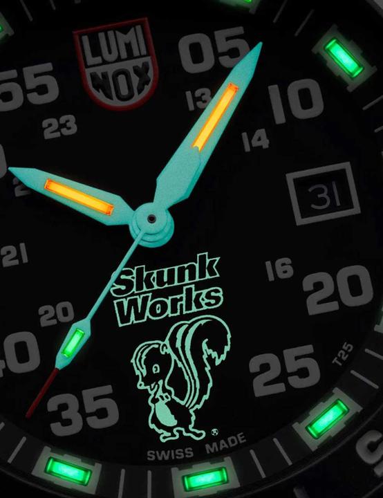 Actual product image Luminox F117 x SKUNK WORKS HERITAGE 6440H SERIES (Pilot watch, 44 mm)