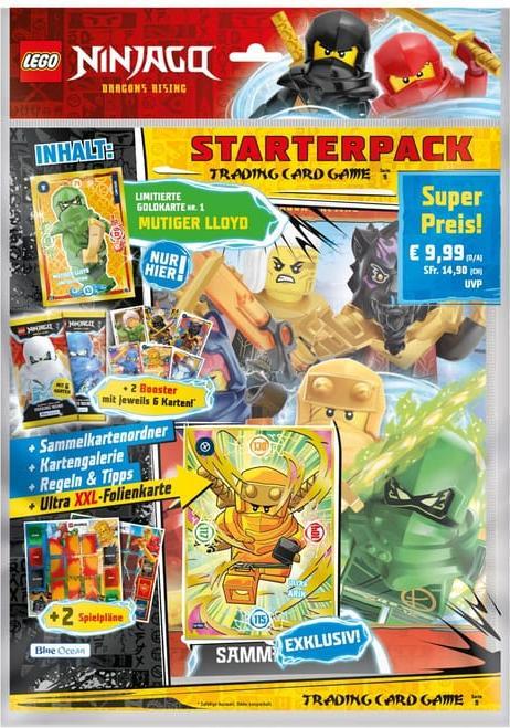 Actual product image Top Media Ninjago Trading Cards Starter Pack incl. 2 boosters (German, Booster Pack)