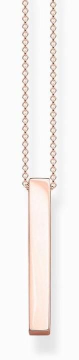 Image du produit Thomas Sabo Chaîne parallélépipède en or rose (Dorure à l'or rose 750, Argent sterling 925, 40 - 45 cm)