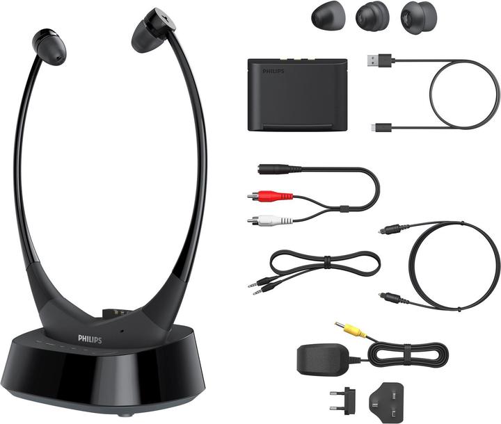 Produktbild Philips TAE8005BK (keine Geräuschunterdrückung, 12 h, Kabelgebunden)