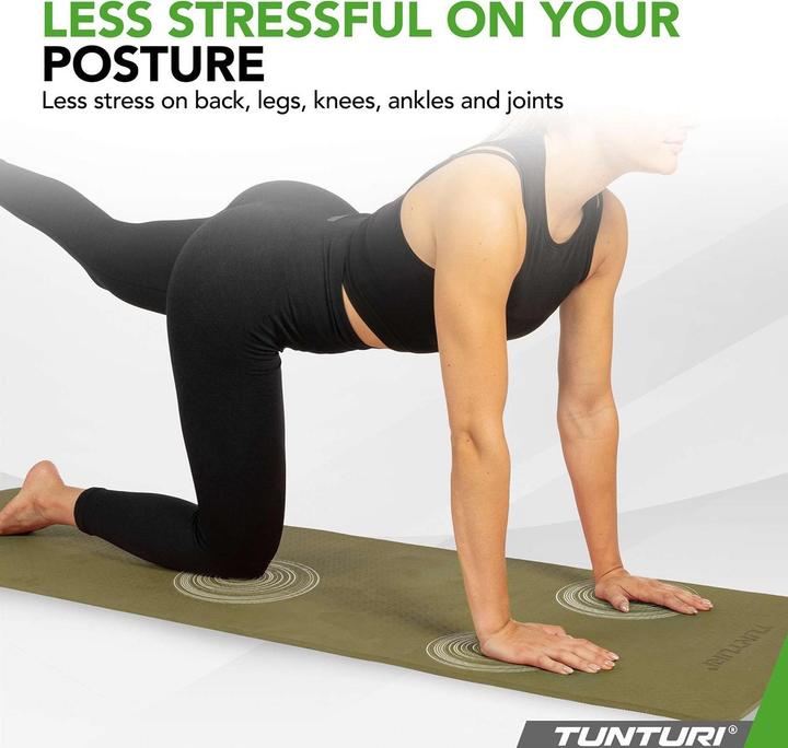 Actual product image Tunturi TPE Yogamatte Rutschfest 8 mm (8 mm)