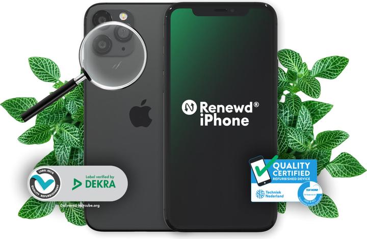 Immagine prodotto Renewd iPhone 11 Pro (64 GB, Grigio siderale, 5.80", 12 Mpx, Doppia SIM, A / Come nuovo)