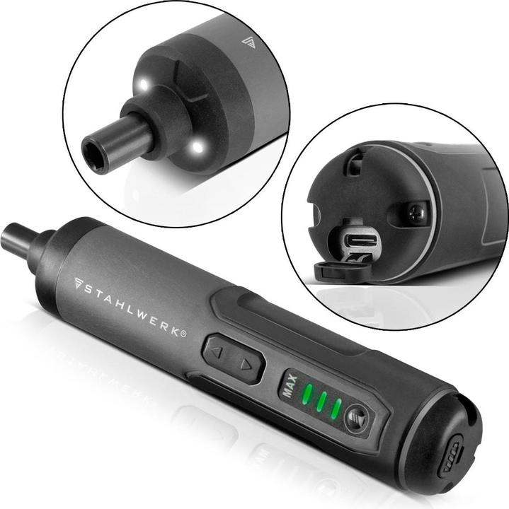 Produktbild Stahlwerk Akkuschrauber ASK-36 ST Stabschrauber Set, 25tlg 3,6 V Motor 1300 mAh (Akkubetrieb)