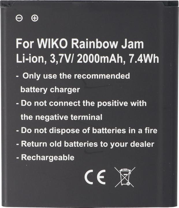 Image du produit Wiko Batterie Rainbow Jam, Rainbow Jam 4G