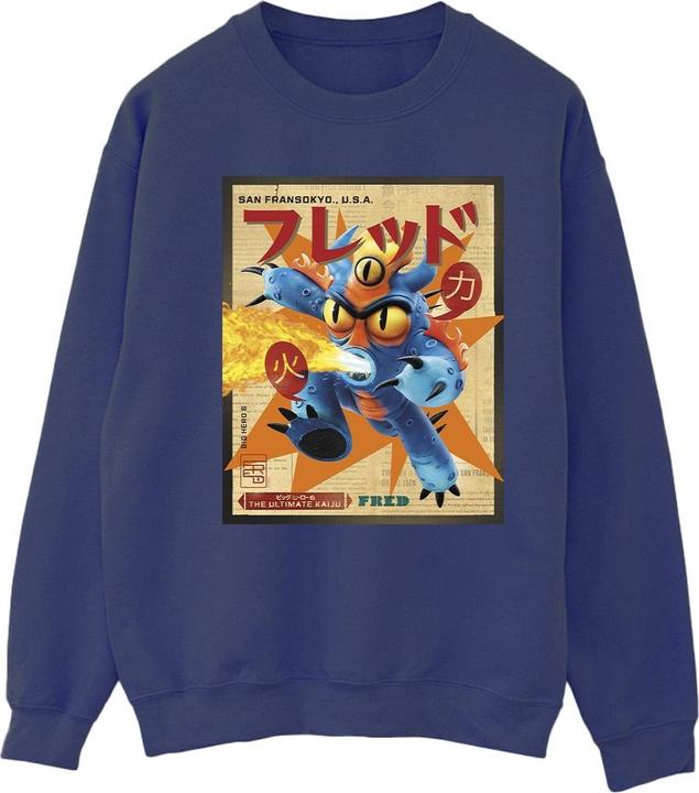 Image du produit Disney - Sweat BIG HERO BAYMAX FRED NEWSPAPER - Femme (XL)