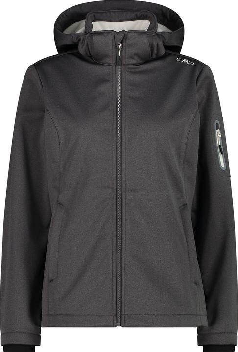 Image du produit CMP Campagnolo Women's Jacket Zip Hood Melange Softshell (42, L)