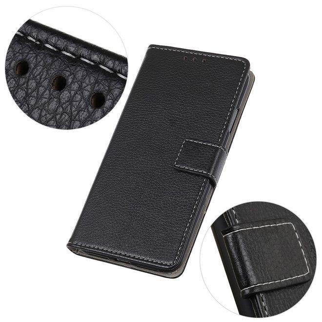 Produktbild MU Classic Litchi Leder Bookcover II Series (OnePlus 7)