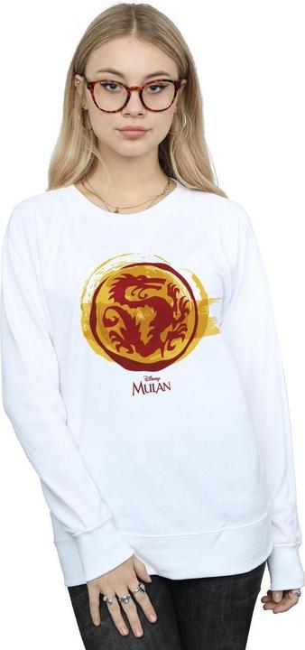 Actual product image Disney Womens/Ladies Mulan Courage Dragon Symbol Sweatshirt (XL)