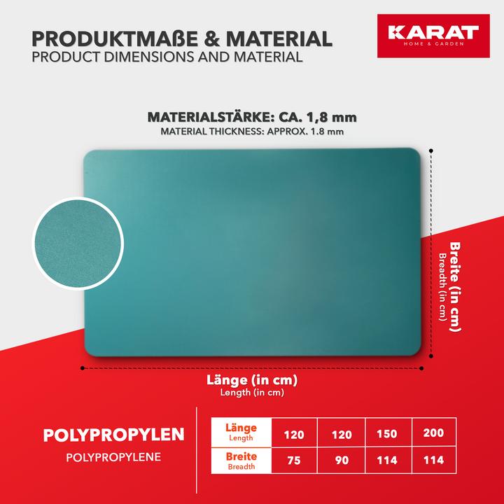 Actual product image Karat Floor protection mat colour (90 x 120 cm)