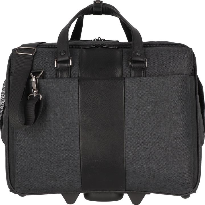 Produktbild Dermata Business Laptop Trolley Canvas 3497CV Zwart (32 l, Handgepäck (bis 50l))
