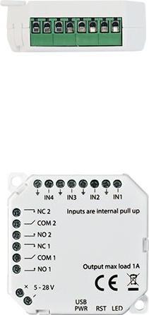 Actual product image Frient IO Module (Zigbee) (Switch actuator)