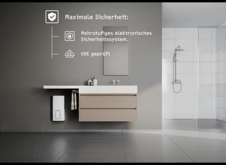 Produktbild Stiebel Eltron HDB-E 11/13 Trend Elektronischer Durchlauferhitzer nahezu konstante Temperatur dank 2i Technologie