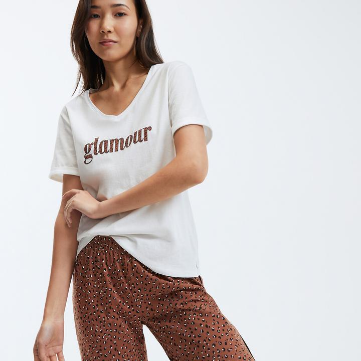 Immagine prodotto La Redoute Collections Pigiama con stampa animalier (50)