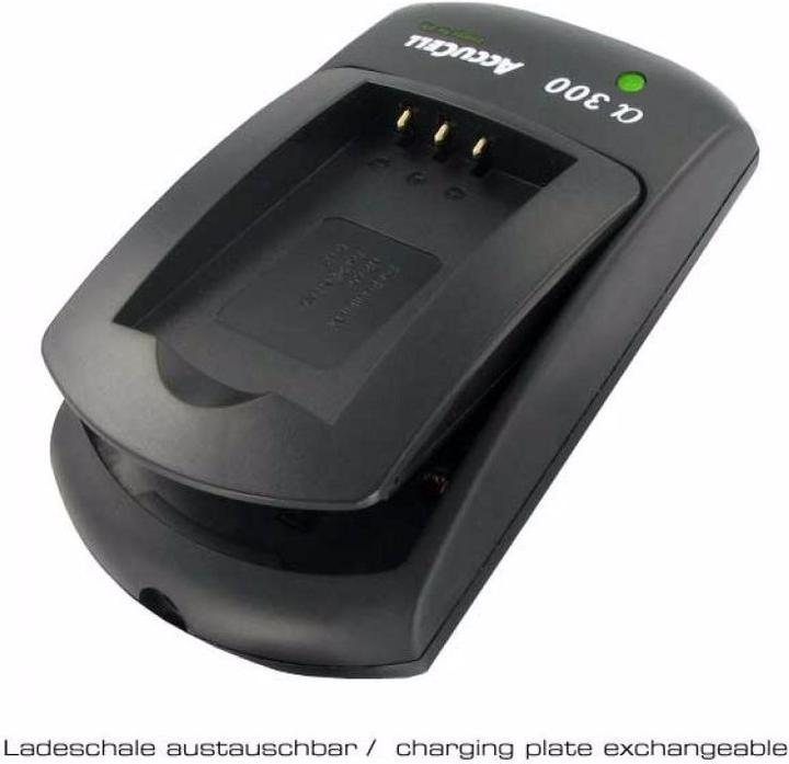 Actual product image AccuCell Quick charger suitable for Nikon EN-EL15, D7000 battery (Charger)