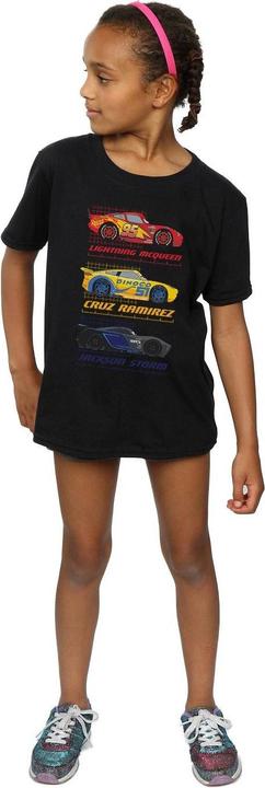Actual product image Cars Girls Racer Profile Cotton T-Shirt (128)