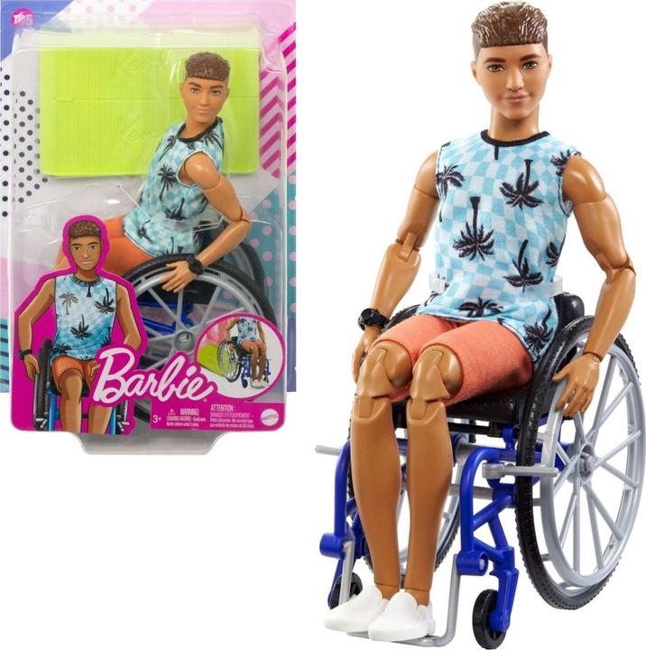 Actual product image Barbie Ken Fauteuil Roulant