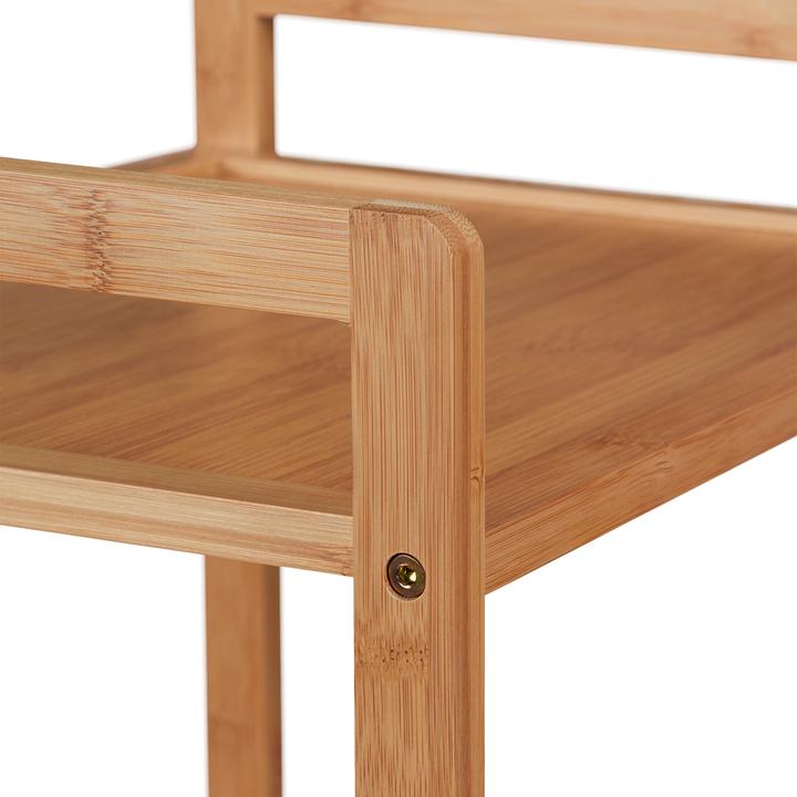 Actual product image Relaxdays Laundry basket shelf
