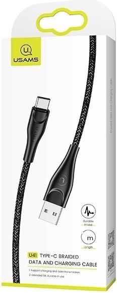 Actual product image Usams USB type C - USB A (1 m, USB 2.0)