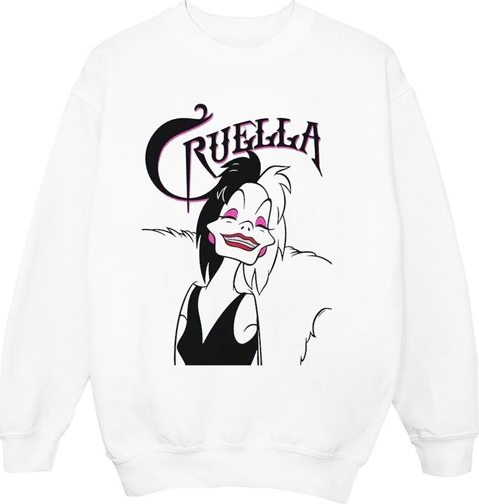 Immagine prodotto Disney Cruella De Vil Evil Smile Felpa Ragazze (104)