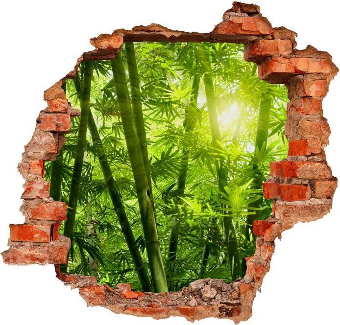 Image du produit Trenddeko 3D Rayon de soleil dans la forêt de bambous (80 x 76 cm)