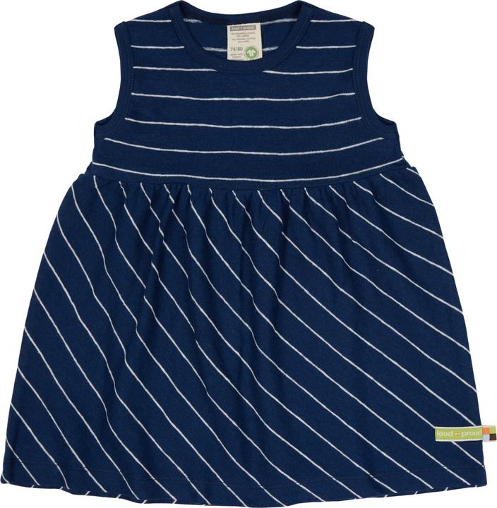 loud + proud Kleid Streifen mit Leinen (80)