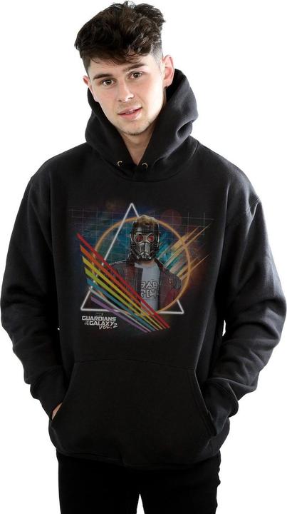 Image du produit - Sweat à capuche GUARDIANS OF THE GALAXY NEON STAR LORD MASKED - Homme (XL)