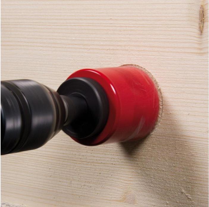 Actual product image Ruko HSS Bi-metal hole saws red.Ø 92.0 mm / 38.0 mm (92 millimetres)