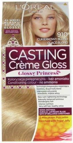 Productafbeelding L'Oréal Paris L'Oreal Casting Creme Gloss Haarverf 910 Snoepond (910 Cukierkowy Blond)