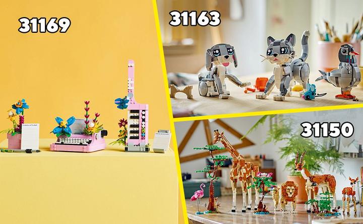 Produktbild LEGO Wilde Tiere: Pandafamilie (31165, LEGO Creator 3-in-1)