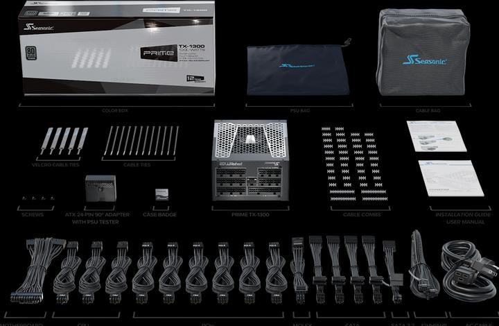 Actual product image Seasonic Prime TX-1300 ATX 3.0 (1300 W)
