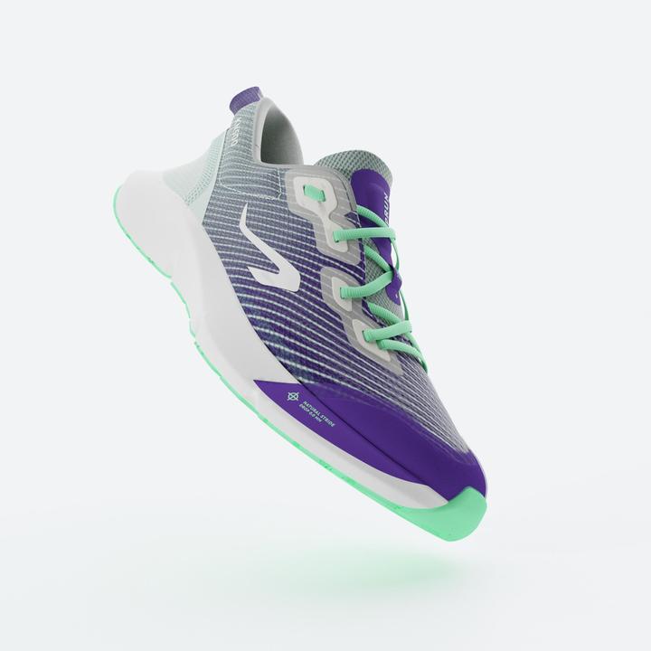 Produktbild Kiprun Laufschuhe Kinder Drop 0 - KN500 grün/schwarz (32)