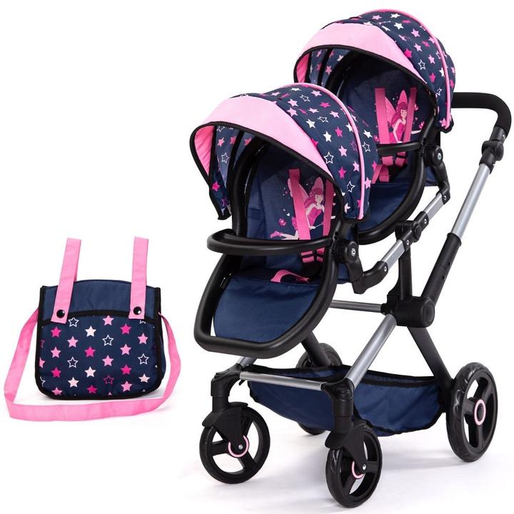 Produktbild No Name Bayer Twin Kinderwagen blaue Sterne 26716AA