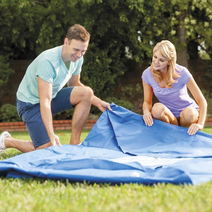 Actual product image Intex 4.5M X 2.2M X 0.84M RECTANGULAR FRAME POOL SET (450 x 84 x 220 cm)