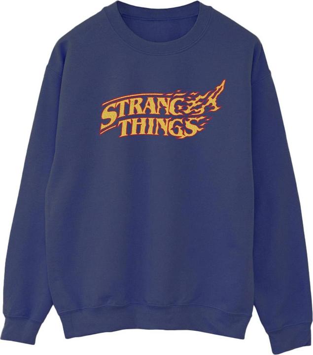 Immagine prodotto Netflix Stranger Things Logo Breaking Felpa Donna (4XL)