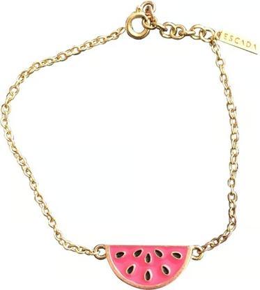 Escada Summer Limited Edition Sorbetto Rosso Melon Base Metal Bracelet 17 Cm Gold For Women (17 cm)