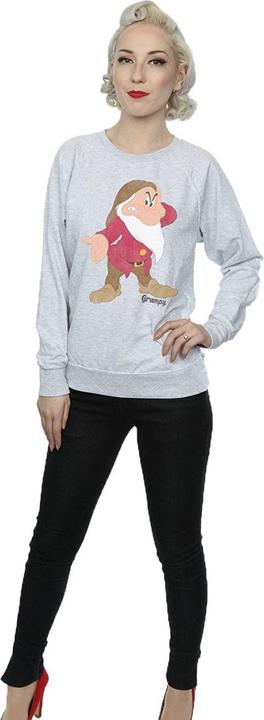 Actual product image Snow White Womens/Ladies Classic Grumpy Heather Sweatshirt (XS)