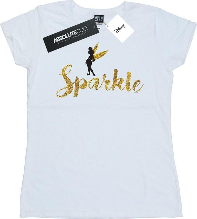 Actual product image Disney Womens/Ladies Princess Tinker Bell Sparkle Time Cotton T-Shirt (XXL)