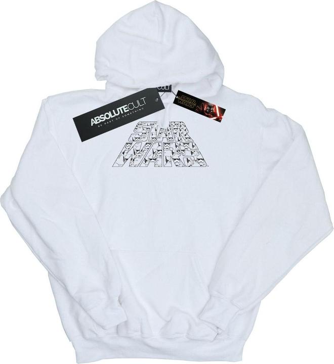 Actual product image Star Wars Boys The Rise Of Skywalker Trooper Filled Logo Hoodie (152, 158)