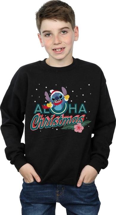 Image du produit Disney - Sweat LILO AND STITCH ALOHA CHRISTMAS - Garçon (152, 158)