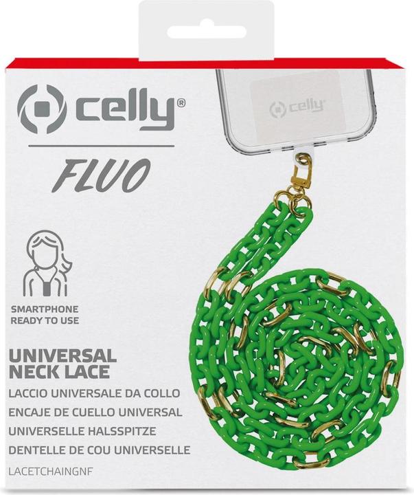 Actual product image Celly LACETCHAINGNF, Hanger, Green