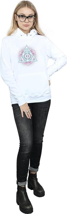 Produktbild Neon Deathly Hallows Kapuzenpullover (L)