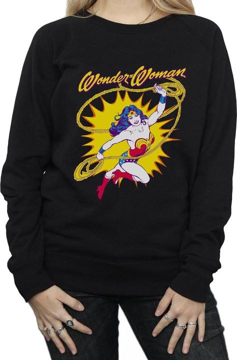 Actual product image Womens/Ladies Wonder Woman Leap Sweatshirt (M)