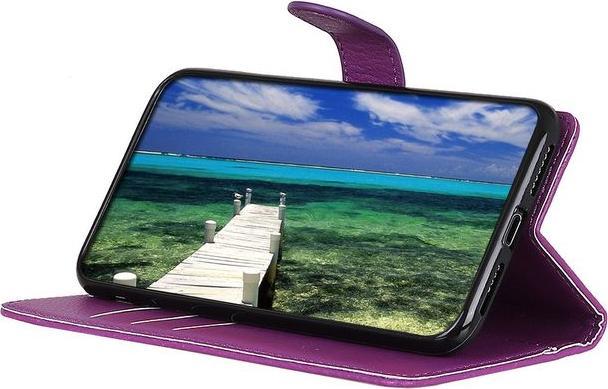 Actual product image MU Classic Litchi Leather Bookcover Series (Nokia C10, Nokia C20)