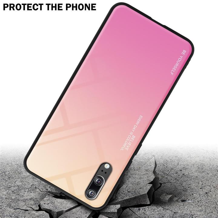 Produktbild Cadorabo TPU 2 Farben Glas Cover (Cubot P20)