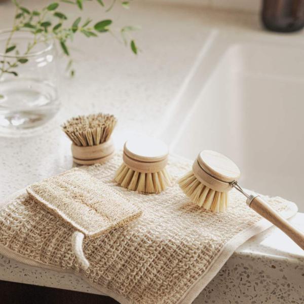 Image du produit Jungle Culture Set de brosses à vaisselle en bambou | Brosses à vaisselle, 4 pcs. (4 pcs)