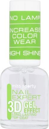 Miss Sporty Nail Expert 3D Gel Effect Curing Varnish 8ml (UV gel varnish)