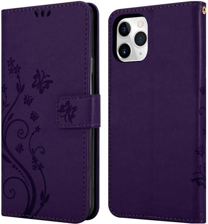 Actual product image Cadorabo Flower Book Cover (Apple iPhone 11 Pro)